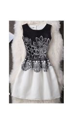 Rochie Cu Imprimeu Black Flavor