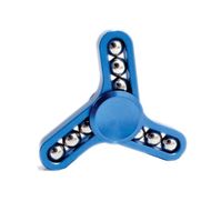 Jucarie Smart Antistres Fidget Spinner 9 Ball Metallic Blue