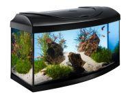 Acvariu negru Diversa Curb 80x35x40 cm 112 L