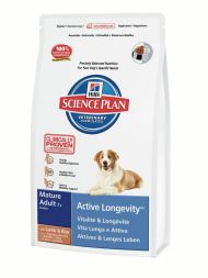 Hrana uscata pentru caini Hill's Canine Mature Adult 7+ Active Longevity cu miel si orez 3 kg