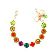Bratara Tiger Lily placata cu aur 24K | 4084-1311RG