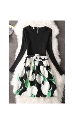 Rochie Cu Imprimeu Green Leaves