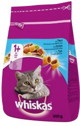Hrana uscata pentru pisici Whiskas Adult cu ton si ficat 300 g