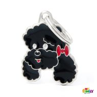 Medalion pentru caini MyFamily Poodle black