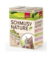 Hrana umeda pentru pisici Schmusy Nature Mix set 12 plicuri X 100 g