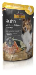 Hrana umeda pentru caini Belcando cu pui orez si morcov 300 g