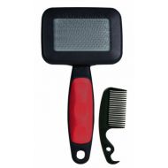 Set tesala plastic cu piaptan de curatare Trixie 12x19cm