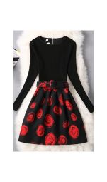 Rochie Cu Imprimeu Fine Roses