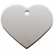 Medalion pentru caini Inima Cromat Imac L