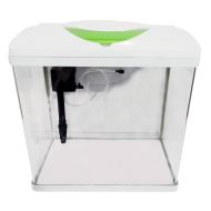 Acvariu alb din sticla Hopar 48.5x28.5x43 cm