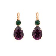 Cercei Patience placati cu aur 24K | 1032/3-1019RG6