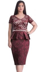 Rochie Obvius Burgundy