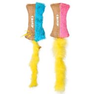 Jucarie cu catnip si puf pentru pisici Enjoy 42 cm