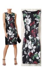 Rochie Cu Imprimeu Real Rose