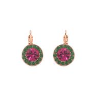Cercei Happy Days placati cu aur 24K | 1129-1007rg6