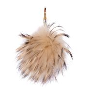 ACCESORIU GEANTA POMPON NUDE BLANA VULPE