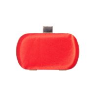 CLUTCH DAMA ROSU SATINAT SEARA CLARA