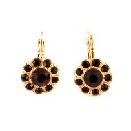 Cercei Poppy placati cu aur 24K - 1131-208208RG6