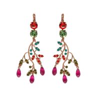 Cercei Tiger Lily placati cu aur 24K | 1155/1-1311rg6