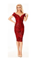 Rochie Noemy Bordo