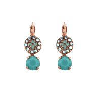 Cercei Cindy placati cu aur 24K | 1158-2677rg6