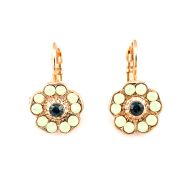 Cercei Mediterranean Blue placati cu aur 24K | 1220-1316RG6