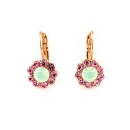 Cercei Eternity placati cu aur 24K | 1379-1028RG6