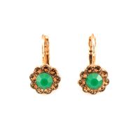 Cercei Poppy placati cu aur 24K | 1379-1325RG6