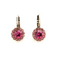Cercei Rose placati cu argint 925 | 1379-223SP6