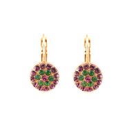 Cercei Luck placati cu aur 24K | 1416-1033RG6