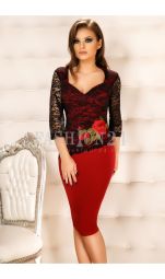 Rochie Kasia Burgundy