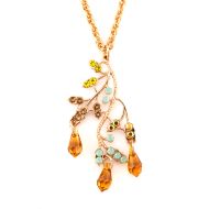 Pandantiv cu lant Gold Coast placat cu aur 24K | 5155-4101RG