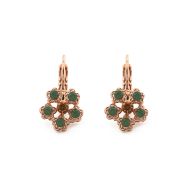 Cercei Happy Days placati cu aur 24K | 1502/1-1007rg6