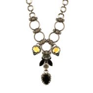 Colier Courage placat cu aur 24K | 3098-280-5BG