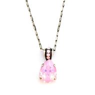 Pandantiv cu lant Rose placat cu argint 925 | 5312-395SP