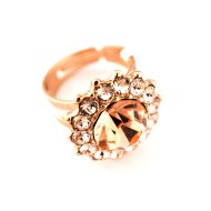 Inel Jackie placat cu aur 24K | 7023-39132RG