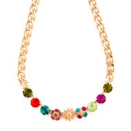 Colier Tiger Lily placat cu aur 24K | 3535/2-1311RG