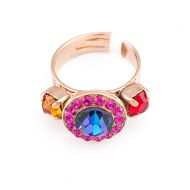 Inel Fantasy placat cu aur 24K | 7084-1037RG