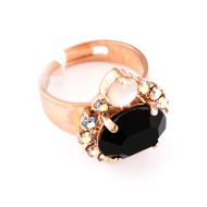 Inel Aurore in Black placat cu aur 24K - 7132-M87280RG