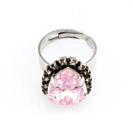 Inel Smashing Pink placat cu argint 925 | 7098-3211SP