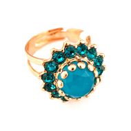 Inel Julia placat cu aur 24K | 7163-M3322RG