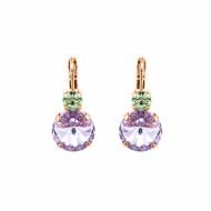 Cercei Pina Colada placati cu aur 24K | 1037R-1063RG6