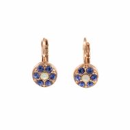 Cercei Purple Rain placati cu aur 24K - 1044/1-1062RG6