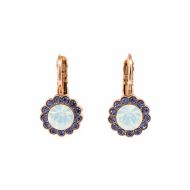 Cercei Purple Rain placati cu aur 24K | 1133-1062RG6