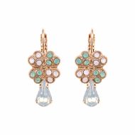 Cercei Pina Colada placati cu aur 24K | 1144/1-1063RG6