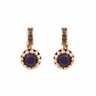 Cercei Desire placati cu aur 24K | 1160-2044RG6