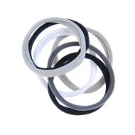 Set 6 elastice par, culori neutre