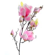 Decoratiune incantatoare, crenguta magnolie cu flori
