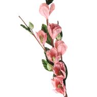 Decoratiune roz, crenguta cu flori