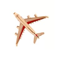 Brosa martisor, avion stilizat